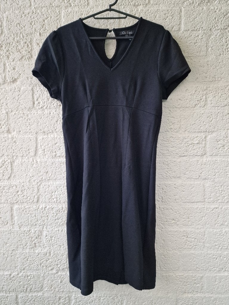 King Louie jurk zwart L 40 viscose, Kleding | Dames, Maat 38/40 (M), Zwart, Ophalen of Verzenden, Zo goed als nieuw
