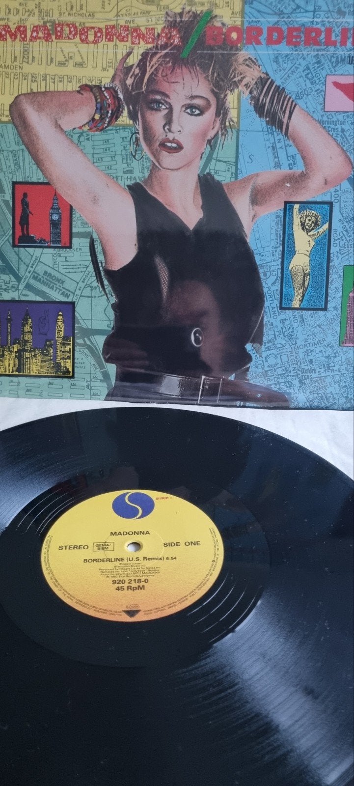 Madonna - Borderline (US Remix) 12 inch vinyl single, Originele persing, Ophalen of Verzenden, Zo goed als nieuw, Pop