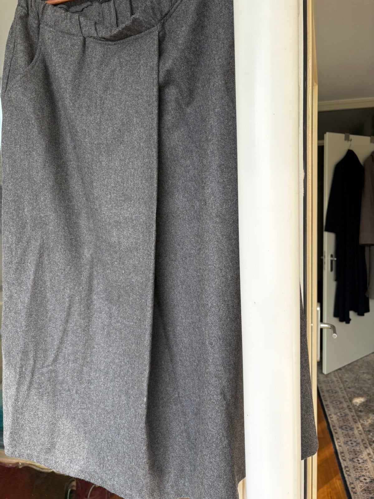 Mooie flanel rok. Zgan mt 46-48, Ophalen of Verzenden, Zo goed als nieuw, Onder de knie