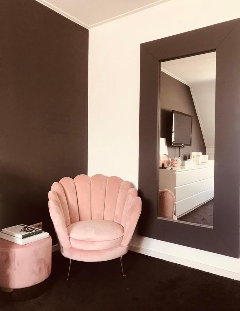 Richmond fauteuil en poef, Ophalen, Rond, Zo goed als nieuw, Minder dan 100 cm