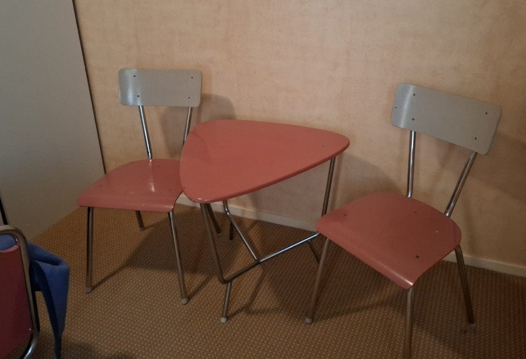 Jaren 60 slaapkamer set, Huis en Inrichting, Ophalen, Gebruikt, Tweepersoons, Jaren 60