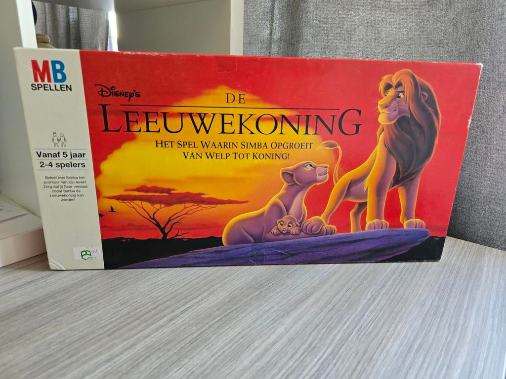 Uniek Disney Leeuwenkoning Spel - Zeldzaam & Compleet, Hobby en Vrije tijd, Gezelschapsspellen | Bordspellen, Drie of vier spelers