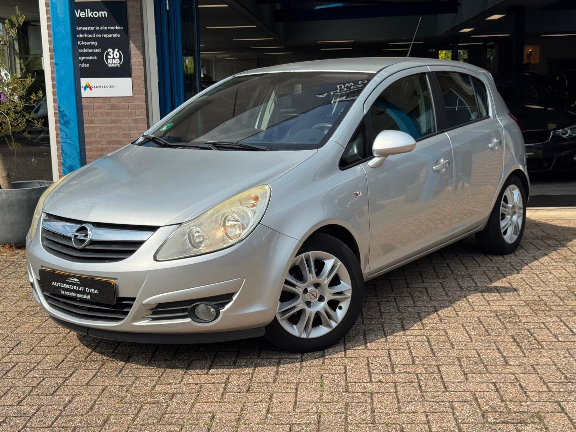 Opel Corsa 1.4-16V Cosmo 5drs 2008 GRIJS AIRCO CRUISE NAP!, Auto's, Opel, Voorwielaandrijving, Gebruikt, Zwart, 4 cilinders