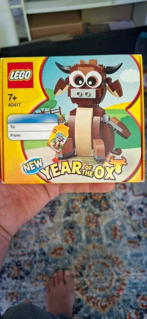 Nieuw in doos: LEGO 40417 Jaar van de Os, Kinderen en Baby's, Speelgoed | Duplo en Lego, Ophalen of Verzenden