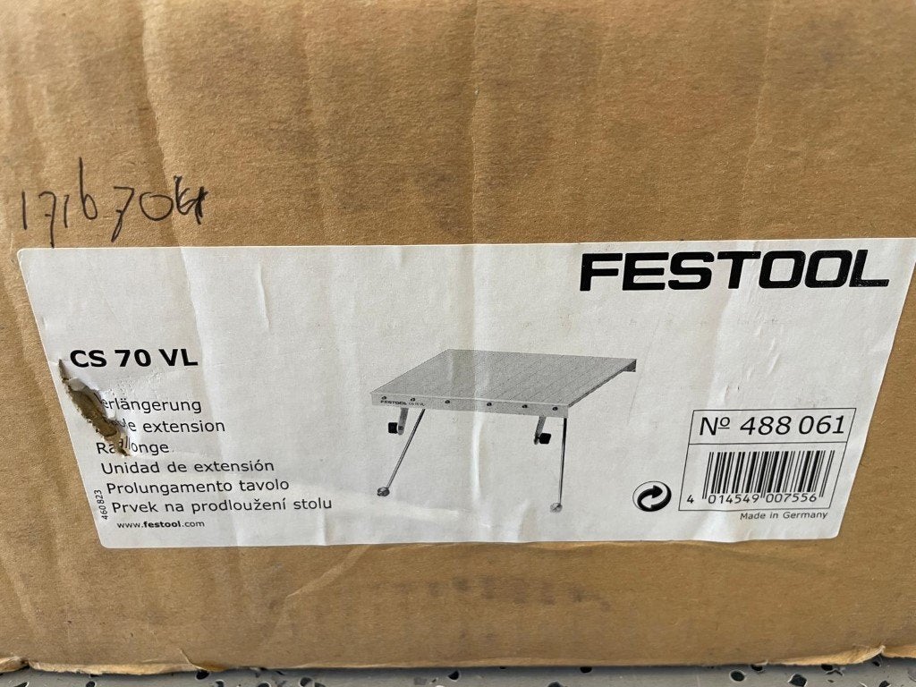 Festool CS70VL, Tafelverlenging, nr. 488061, Nieuw, Ophalen of Verzenden, /, Festool