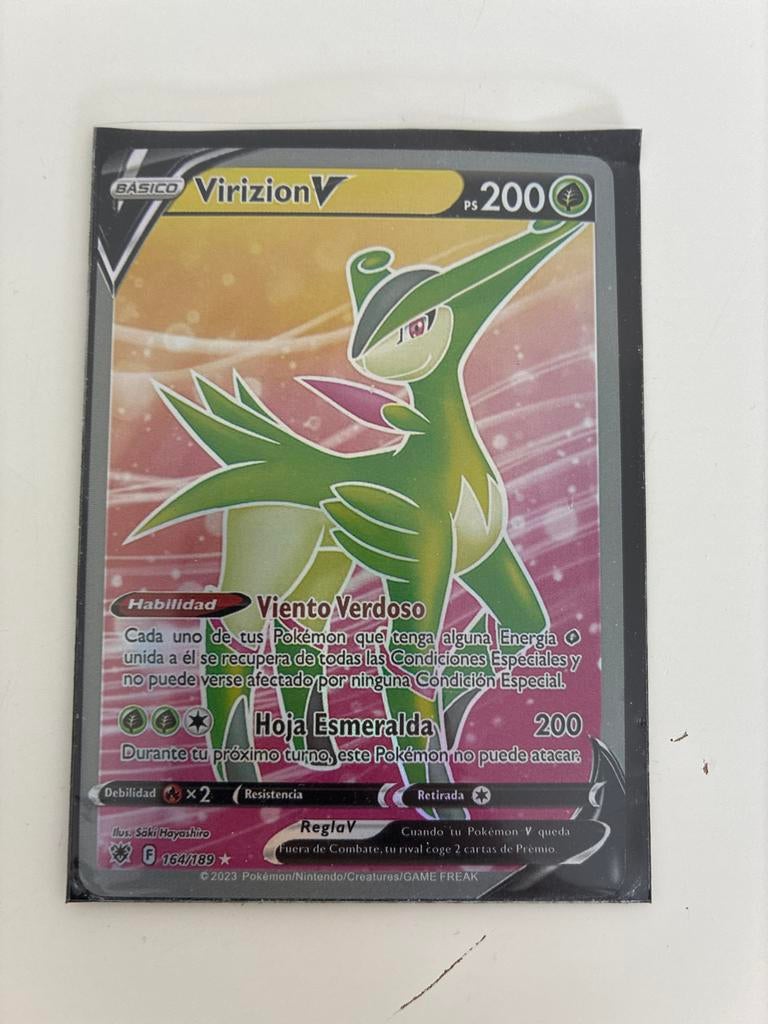 Pokémon Kaarten VMAX & V - Pikachu, Virizion, Crobat, Verzenden, Zo goed als nieuw, Meerdere kaarten