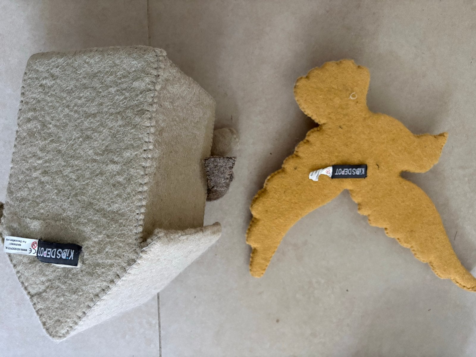 KidsDepot vilten vogelhuisje en vogel decoratie, Ophalen of Verzenden, Gebruikt