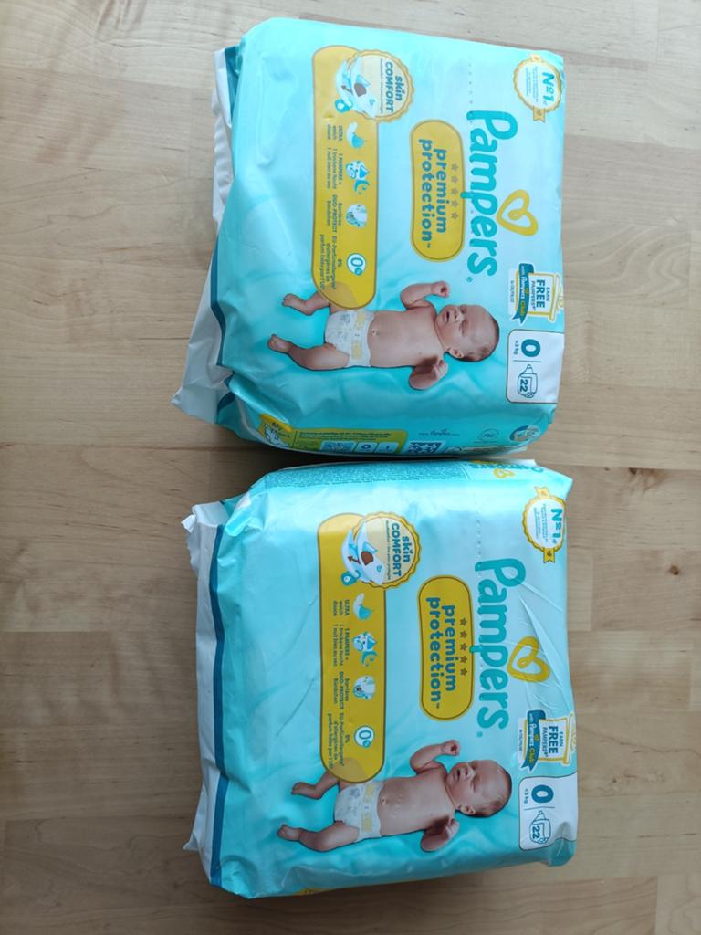 Pampers Premium Protection luiers maat 0 - 2 pakken, Ophalen of Verzenden