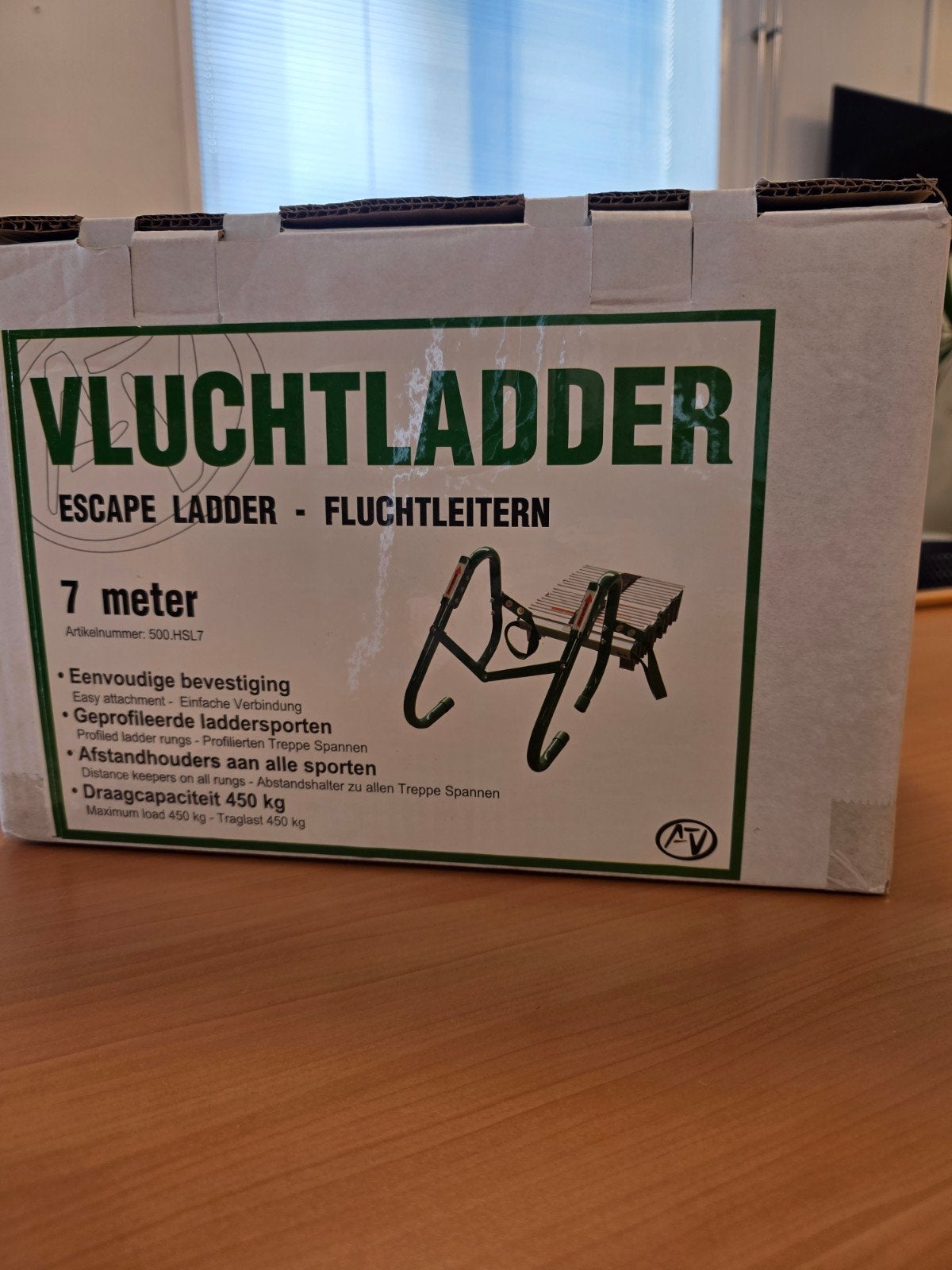 Nieuwe Vluchtladder 7 Meter - 450 kg Draagkracht, Nieuw, Ophalen of Verzenden, Ladder, Opvouwbaar of Inschuifbaar