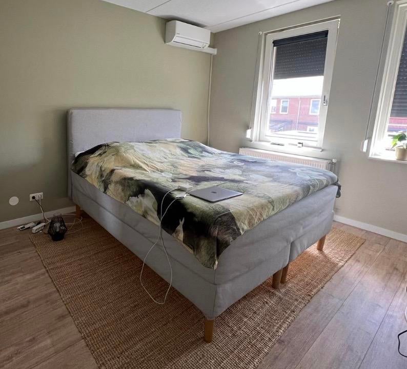 Comfortabel tweepersoonsbed van de ikea, Huis en Inrichting, Slaapkamer | Bedden, Ophalen, Gebruikt, Tweepersoons, 200 cm