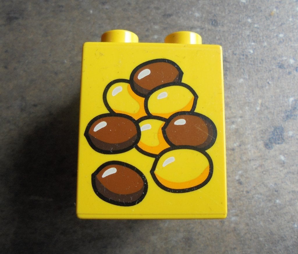 Lego Duplo Brick 2x2x2 (zie foto's) 4, Ophalen of Verzenden, Gebruikt, Losse stenen, Duplo
