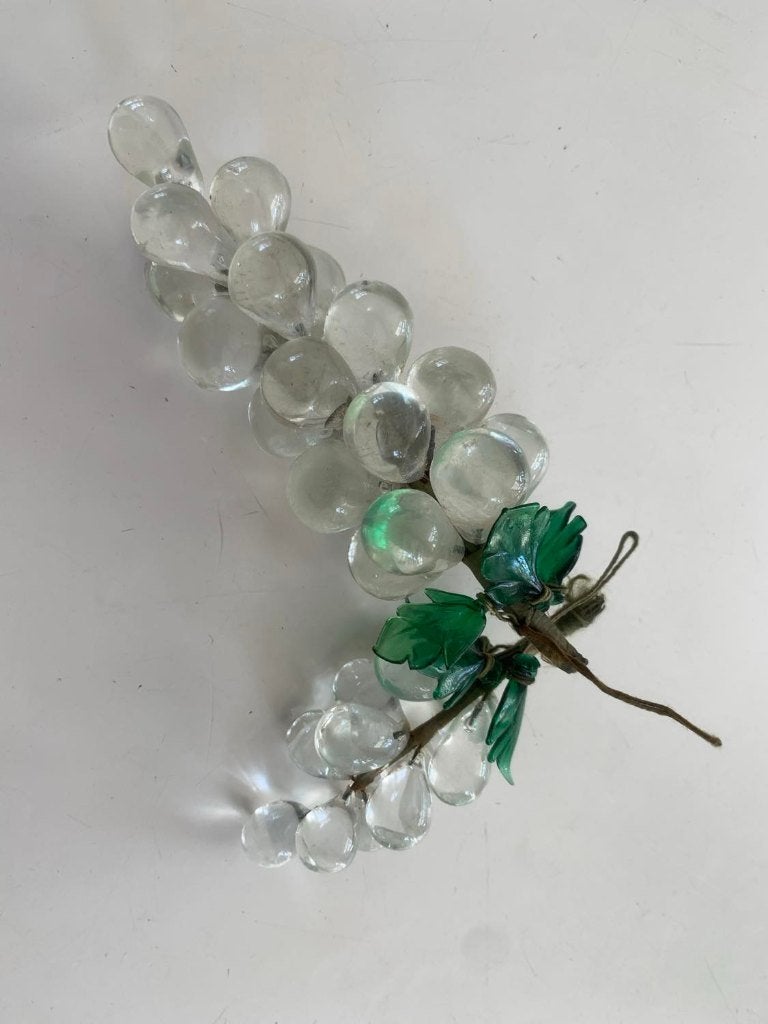 Vintage Glazen Druiventros - Decoratief Object, Antiek en Kunst, Ophalen of Verzenden