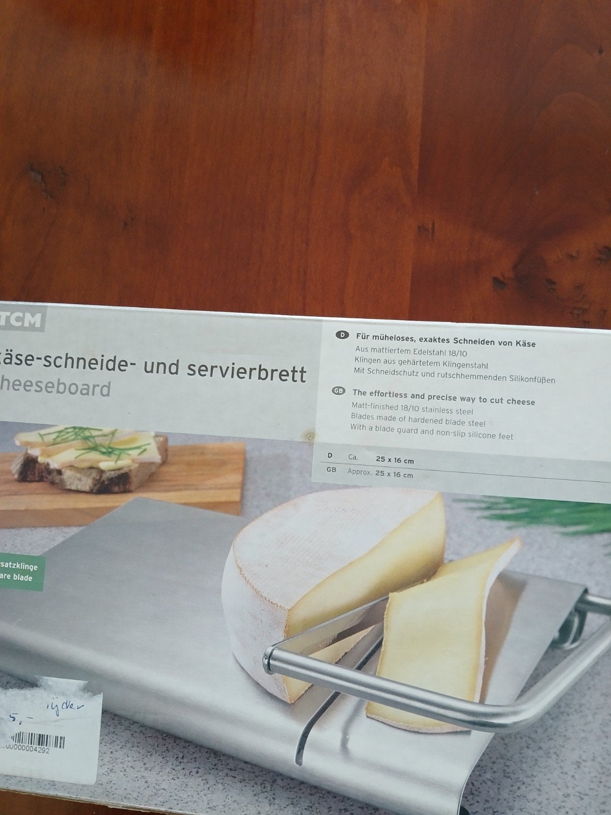 Kaassnijder van roestvrij staal, Overige typen, Verzenden, Metaal, Nieuw
