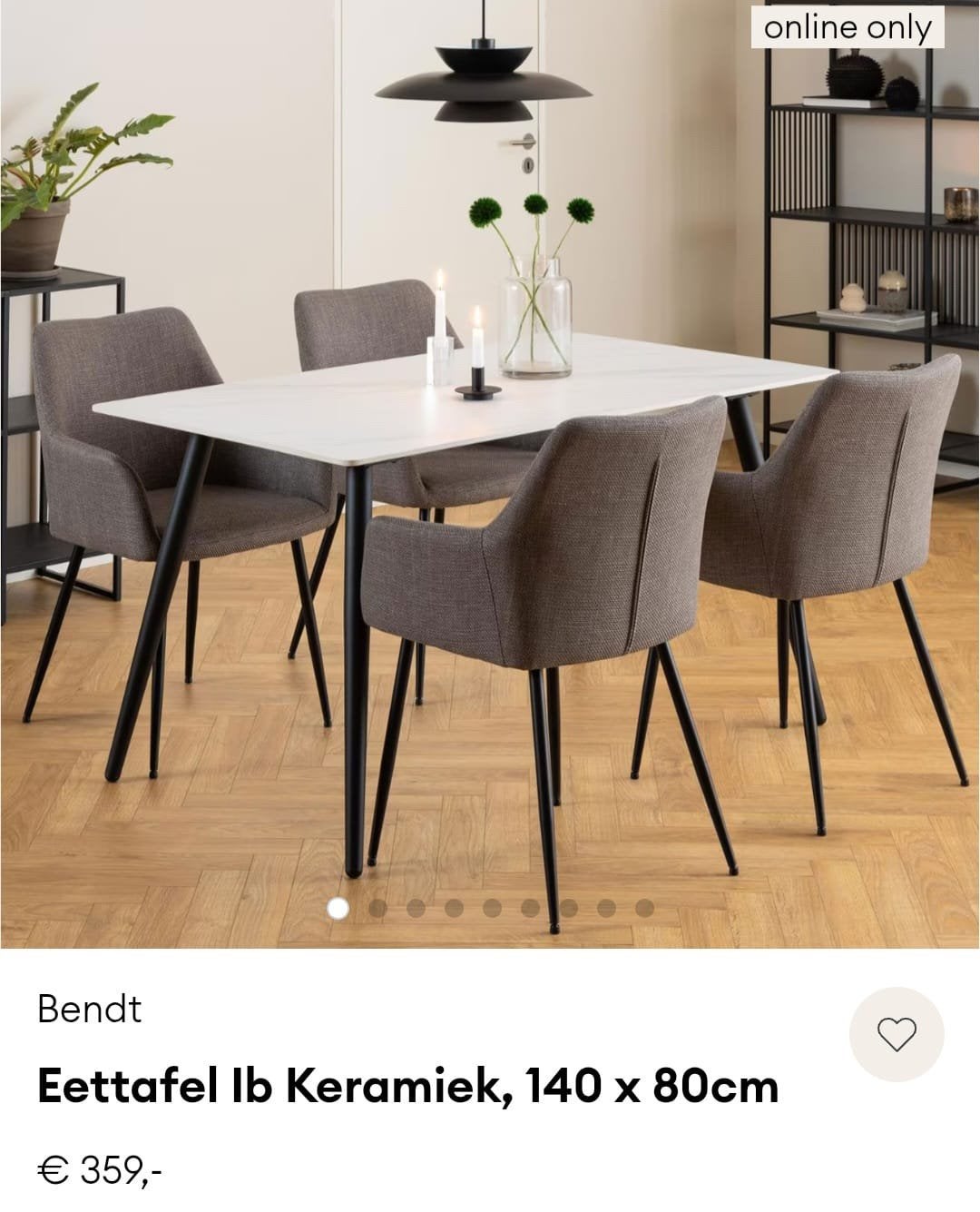 Eettafels, Huis en Inrichting, Tafels | Eettafels, Nieuw, Metaal, Rechthoekig, 50 tot 100 cm