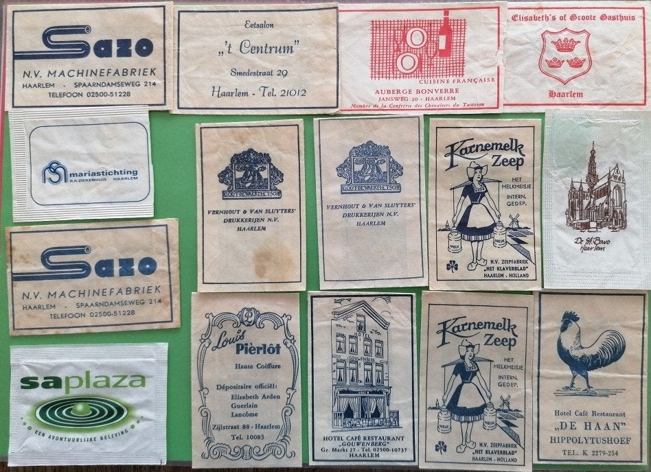 Haarlem 265, Verzamelen, Suikerzakjes, Verzenden