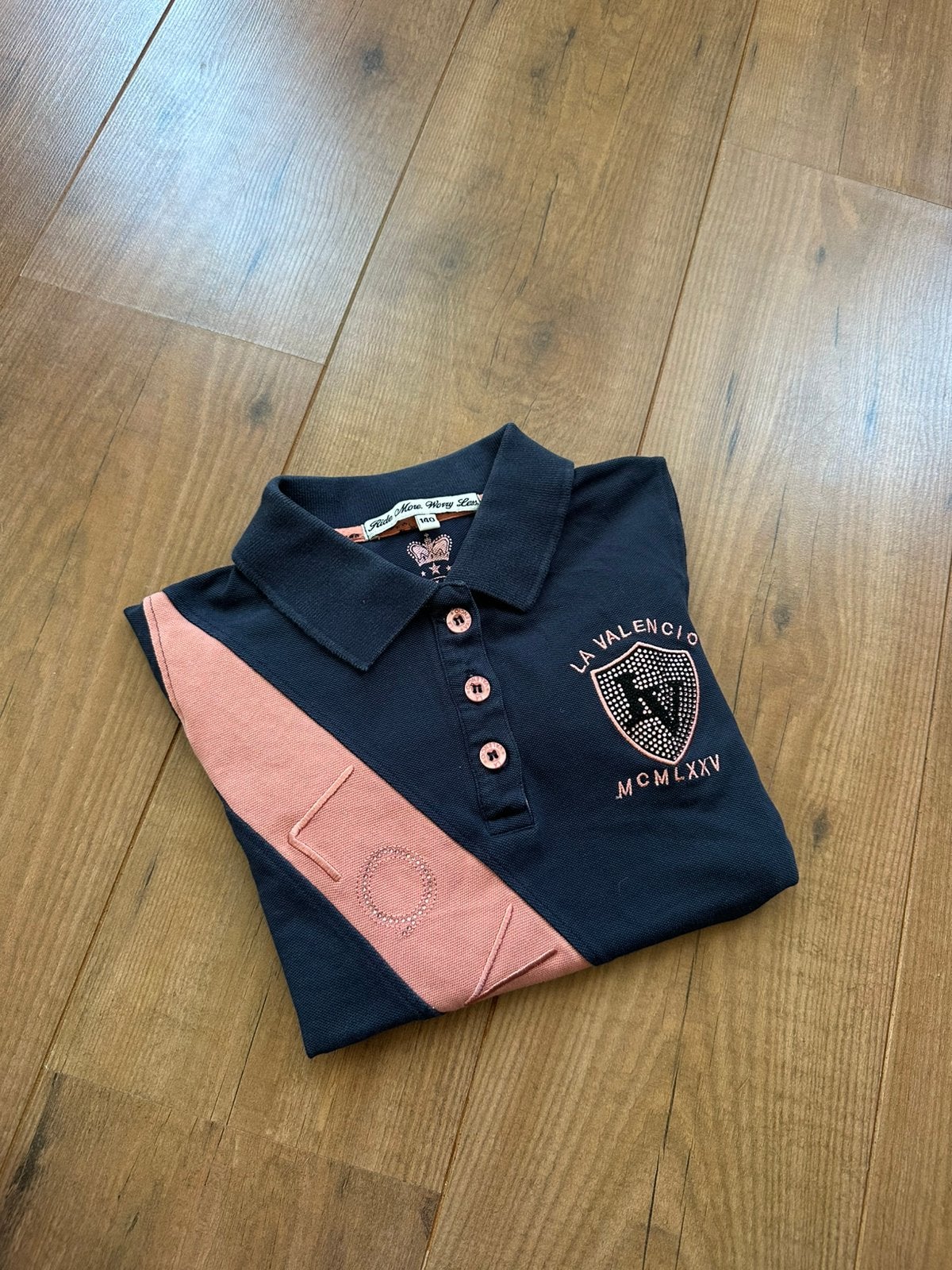 Paardrijshirtje van La Valencio maat 140, Gebruikt, Kinderen, Dressuur, Ophalen of Verzenden