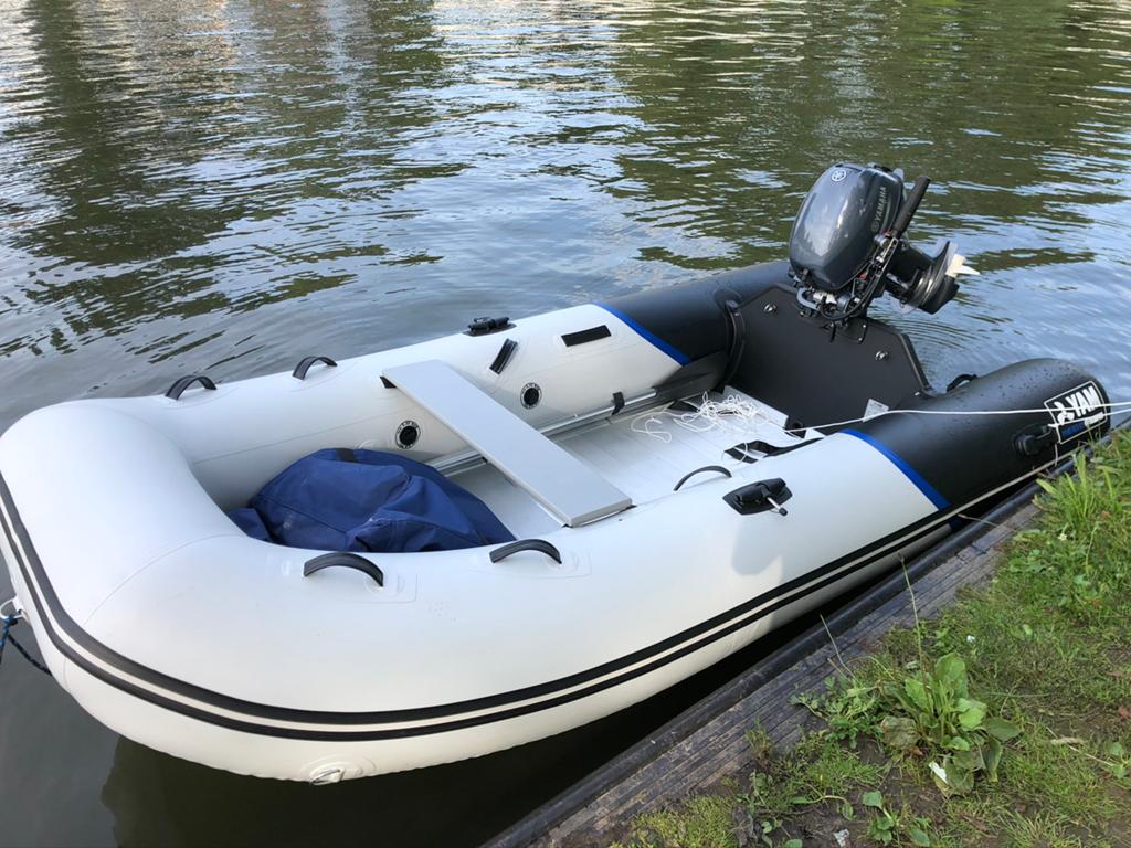 Yamaha 8 PK 4-takt buitenboordmotor + YAM 340S rubberboot, Ophalen, Yamaha, Zo goed als nieuw, 3 m