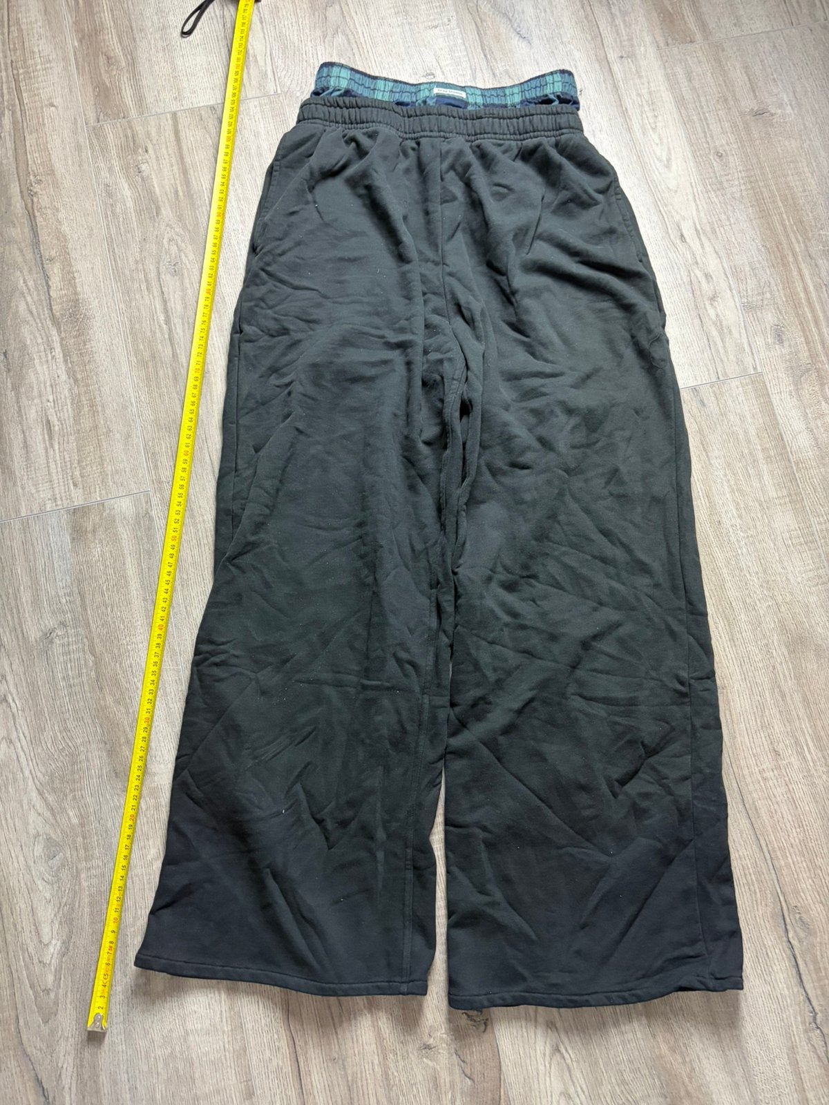Acne studios double layered joggingsbroek, Kort, Zwart, Nieuw, Ophalen of Verzenden