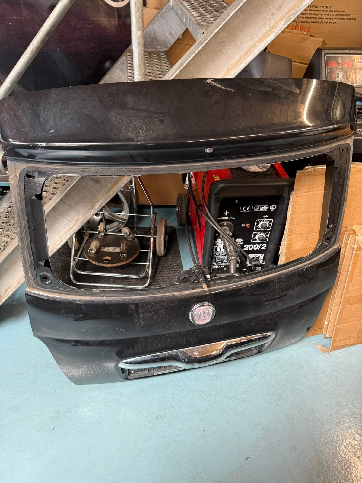 Fiat 500 achterklep zonder ruit, Ophalen, Fiat, Achterklep