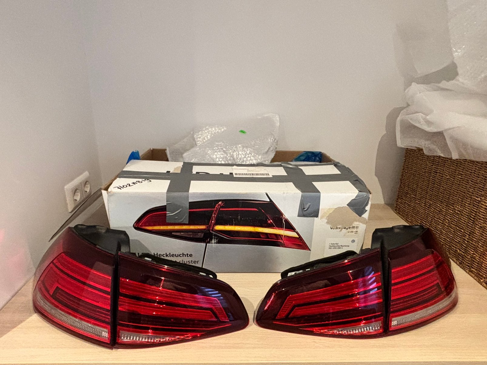 Originele Led achterlichten Golf 7, Auto-onderdelen, Verlichting, Ophalen of Verzenden, Gebruikt
