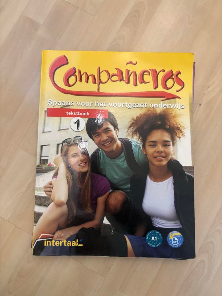 Compañeros 1 Tekstboek - Spaans voor voortgezet onderwijs, Boeken, Ophalen of Verzenden, Zo goed als nieuw, Non-fictie