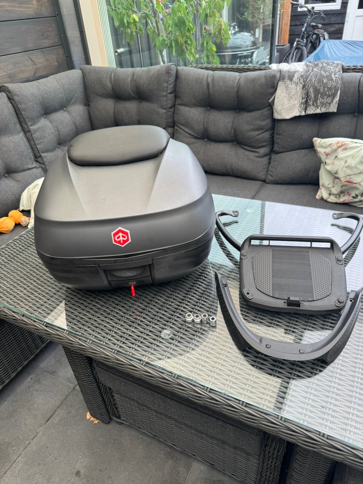 Topkoffer voor Piaggio Yourban Mp3, Verzenden, Zo goed als nieuw