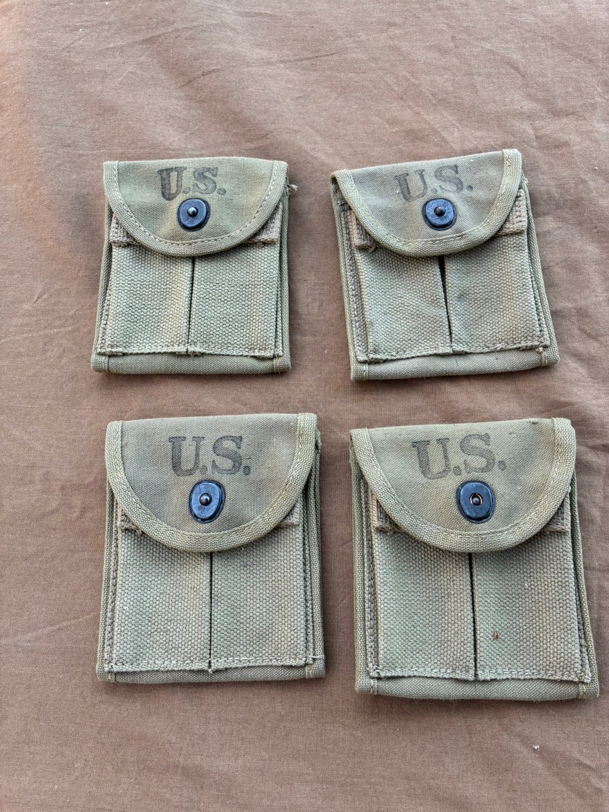 WOII US M1 carbine pouch in mintstaat 4x, Ophalen of Verzenden, Amerika, Overige typen