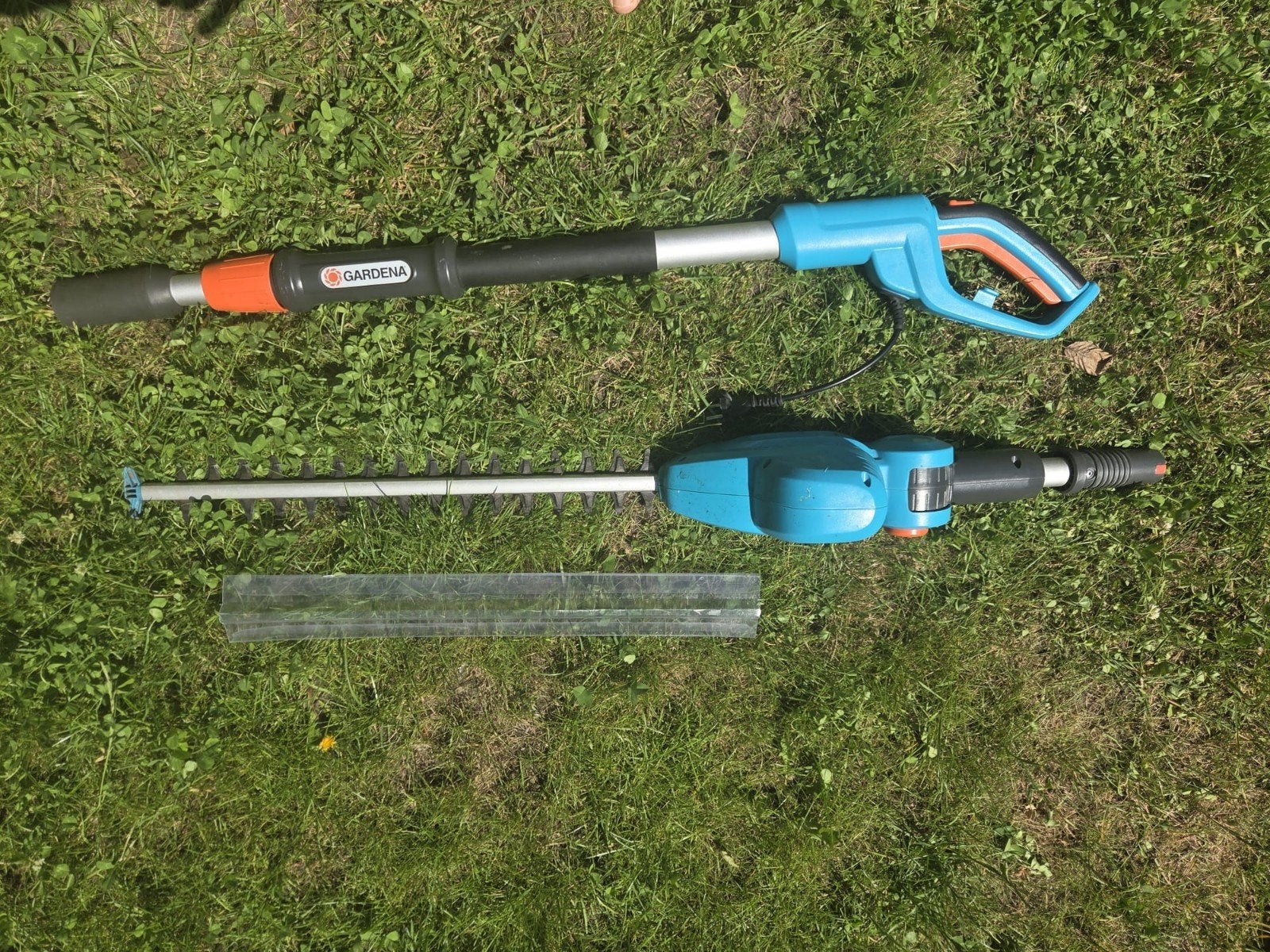 Gardena Telescopische Heggenschaar, Ophalen of Verzenden, Zo goed als nieuw, Elektrisch, Gardena