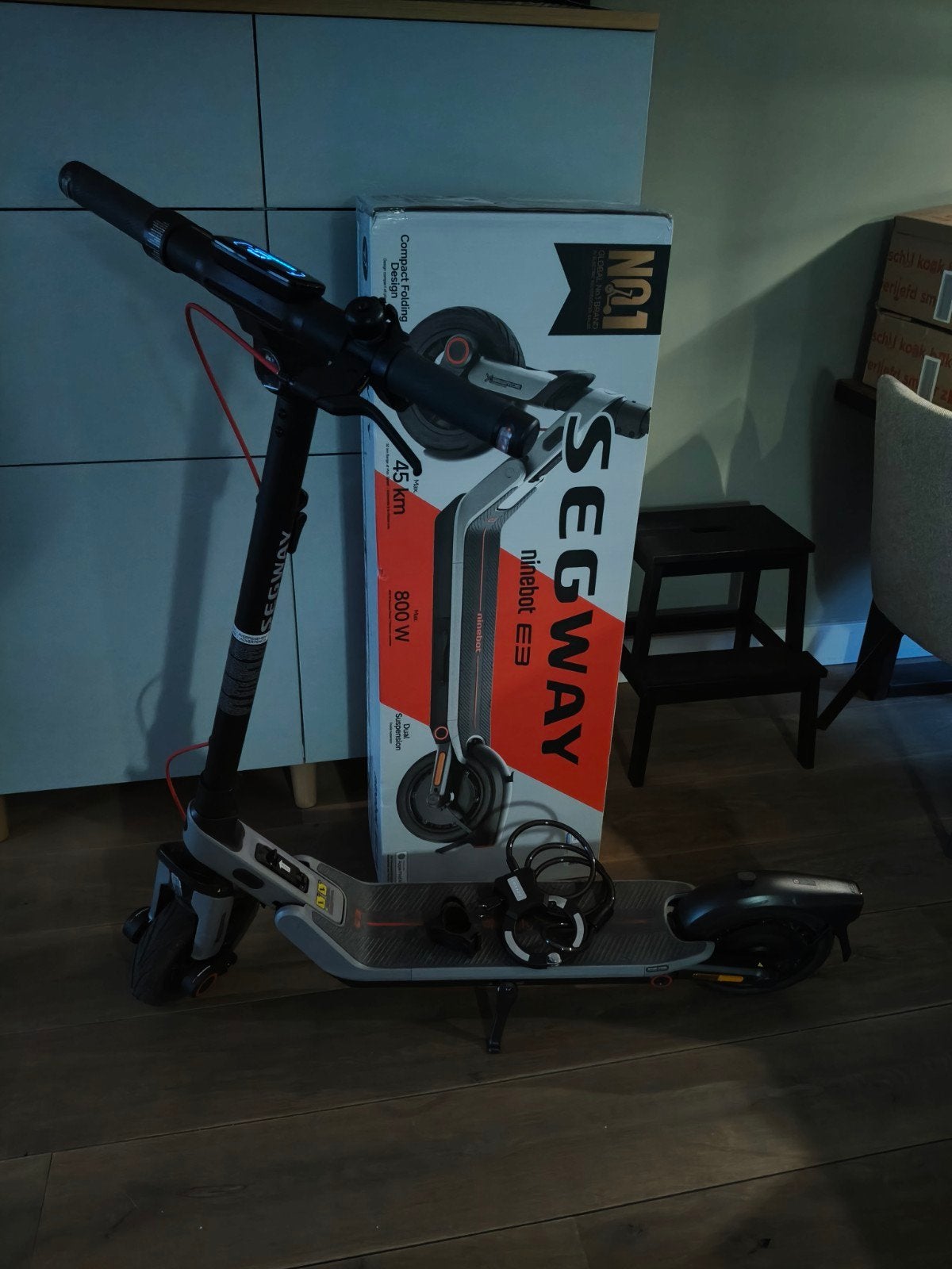 Segway ninebot e3 elektrische step - Zo goed als nieuw!, Fietsen en Brommers, Steps, Ophalen of Verzenden, Zo goed als nieuw, Elektrische step (E-scooter)