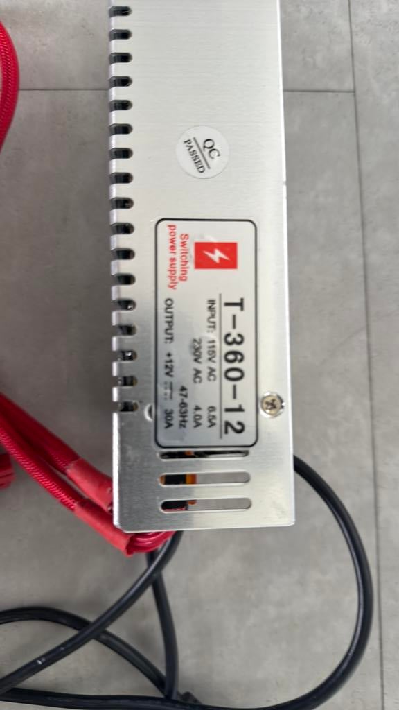 12V 30A voeding, Ophalen of Verzenden, Zo goed als nieuw