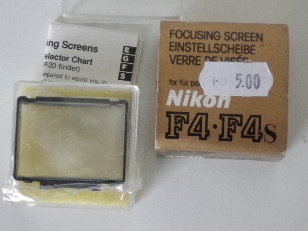 nikon focus screen voorf4 type c, Ophalen of Verzenden, Gebruikt, Spiegelreflex, Nikon