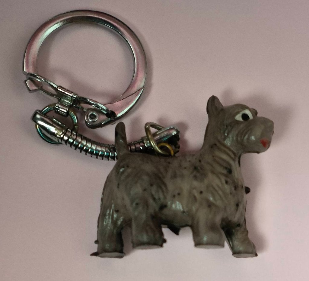 West Highland Terrier sleutelhanger(1), Ophalen of Verzenden, Zo goed als nieuw, Dier of Natuur
