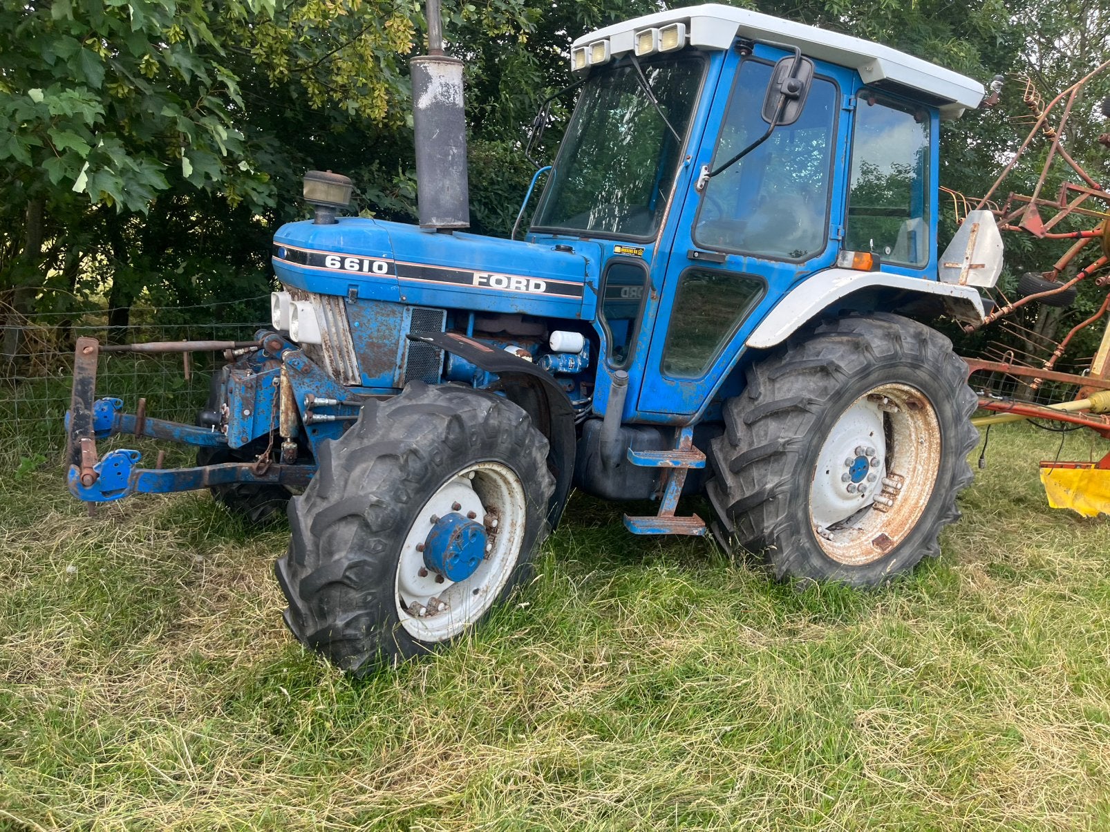 Ford 6610 met fronthef en pto., Ophalen, Gebruikt, Tot 80 Pk, Ford
