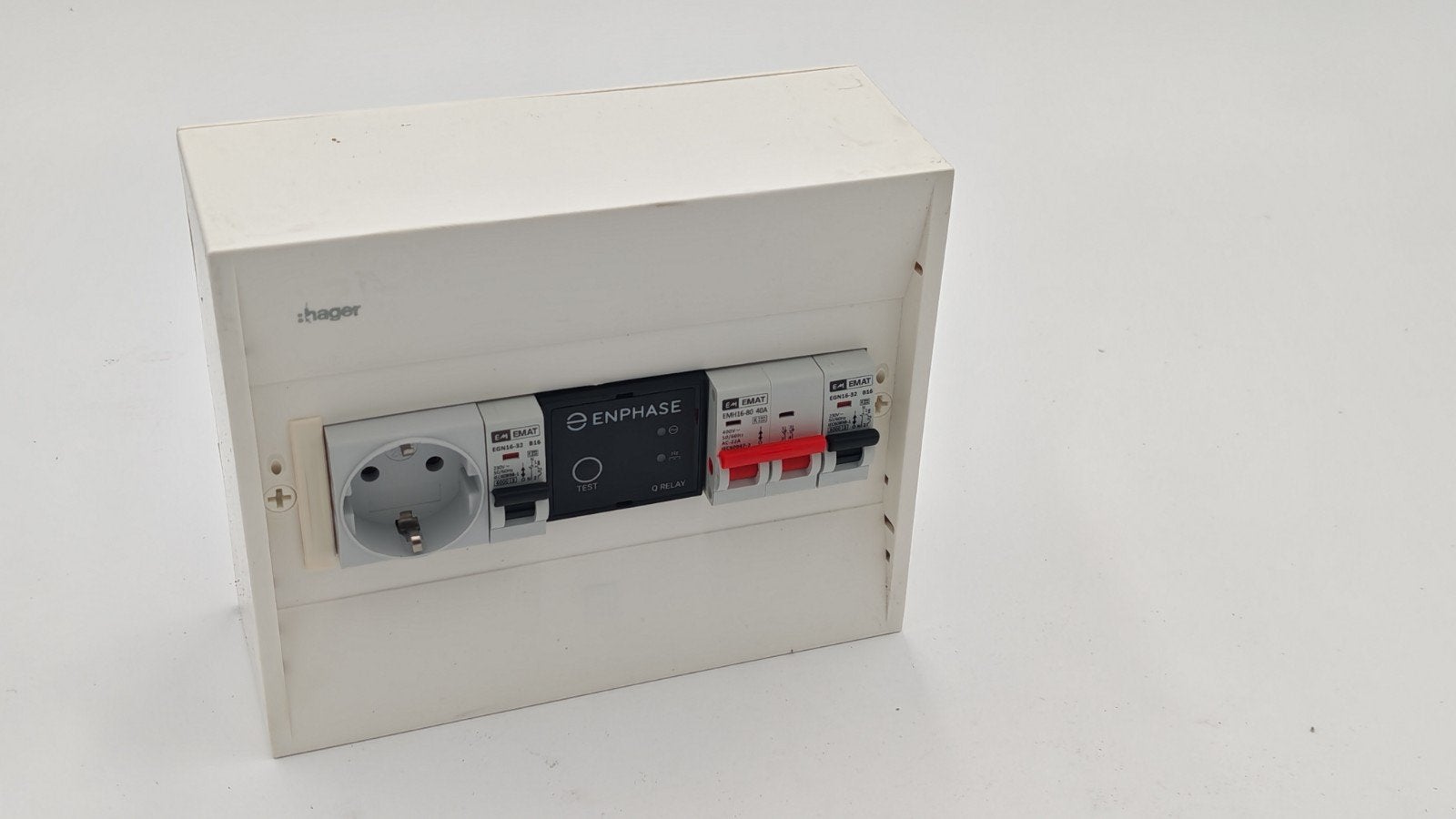 Hager PV verdeler met Enphase Q-Relay - compleet, Ophalen of Verzenden, Overige typen
