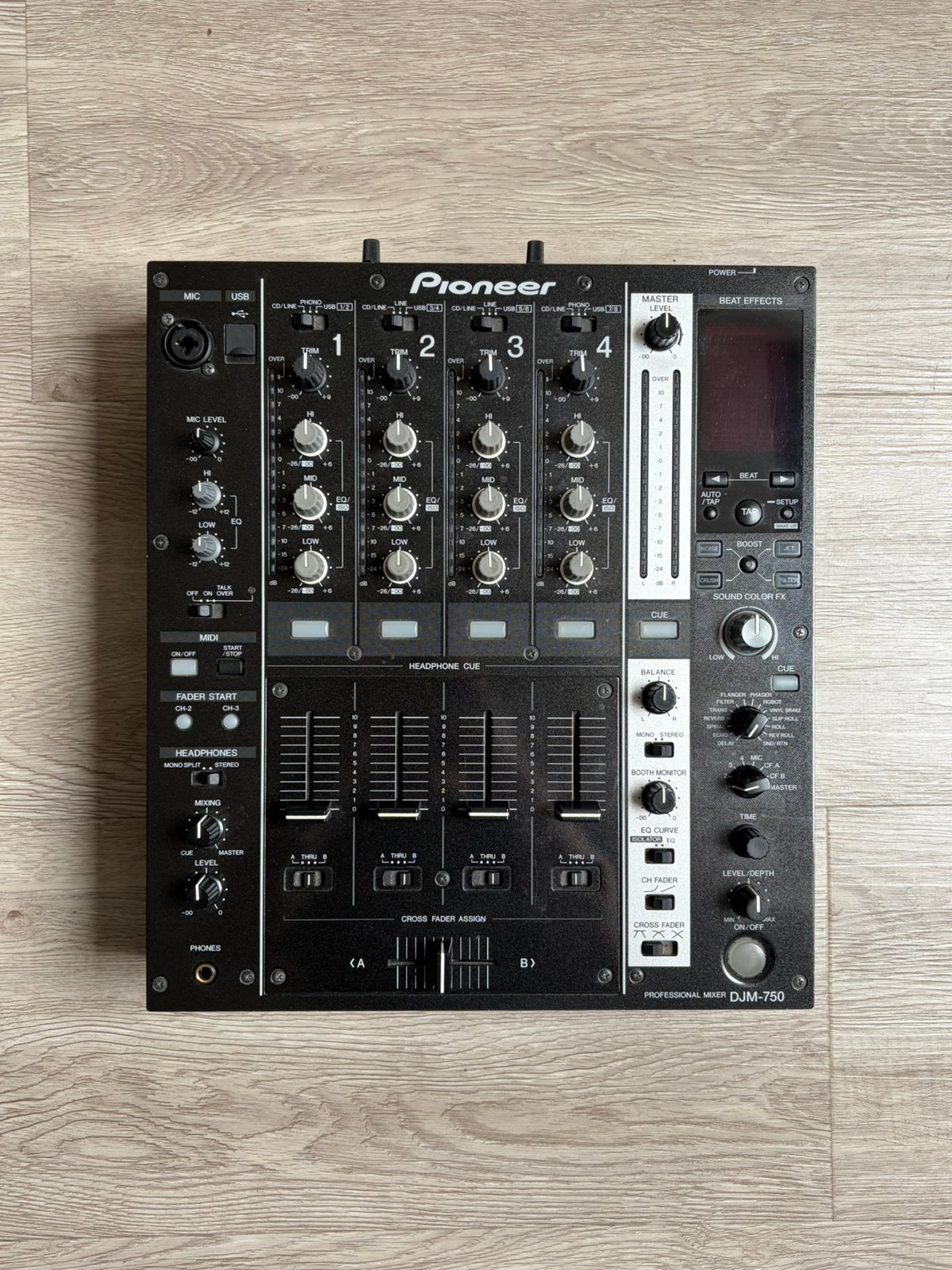 Pioneer DJM-750 Professionele DJ Mixer, Ophalen of Verzenden, Zo goed als nieuw, Dj-set, Pioneer