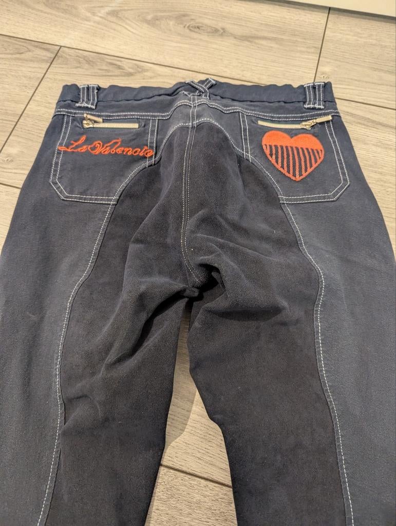 La valencio rijbroek blauw 40, Dieren en Toebehoren, Paardrijkleding, Ophalen of Verzenden, Gebruikt, Onderkleding