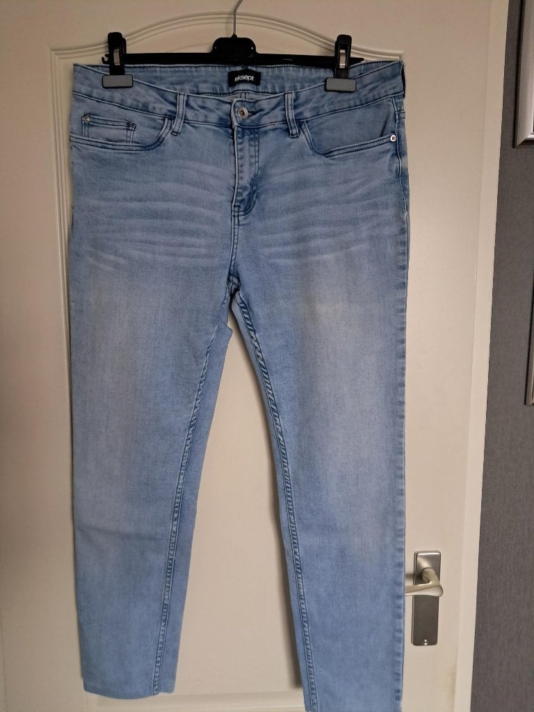 Broek Eksept  Maat : 33 Kleur : Blauw, Kleding | Dames, Blauw, Ophalen of Verzenden, Zo goed als nieuw, Eksept