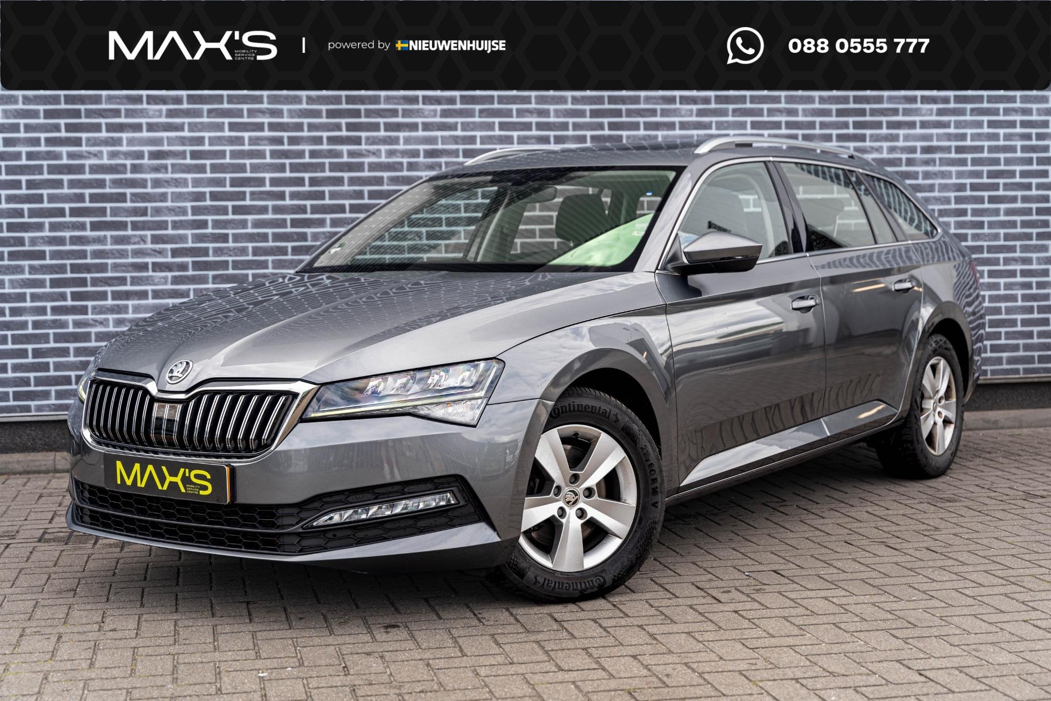 Skoda Superb Combi 1.5 TSI Business Edition | Trekhaak | Pan, Stof, 4 cilinders, 150 pk, Origineel Nederlands