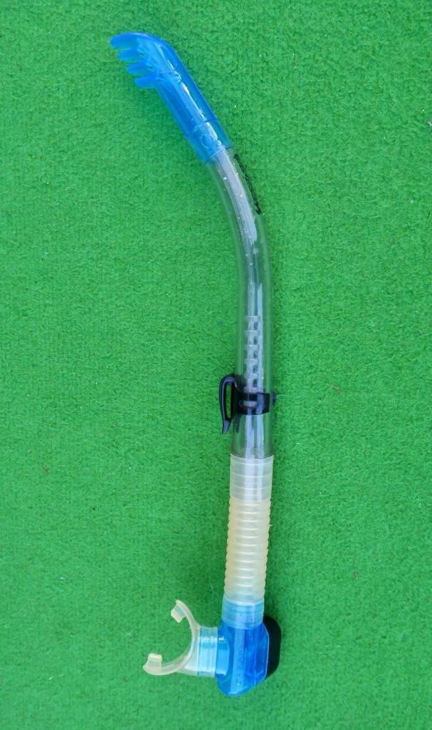 Luxe snorkel met waterloosventiel, Cressi Sub, Ophalen of Verzenden, Zo goed als nieuw, Snorkel