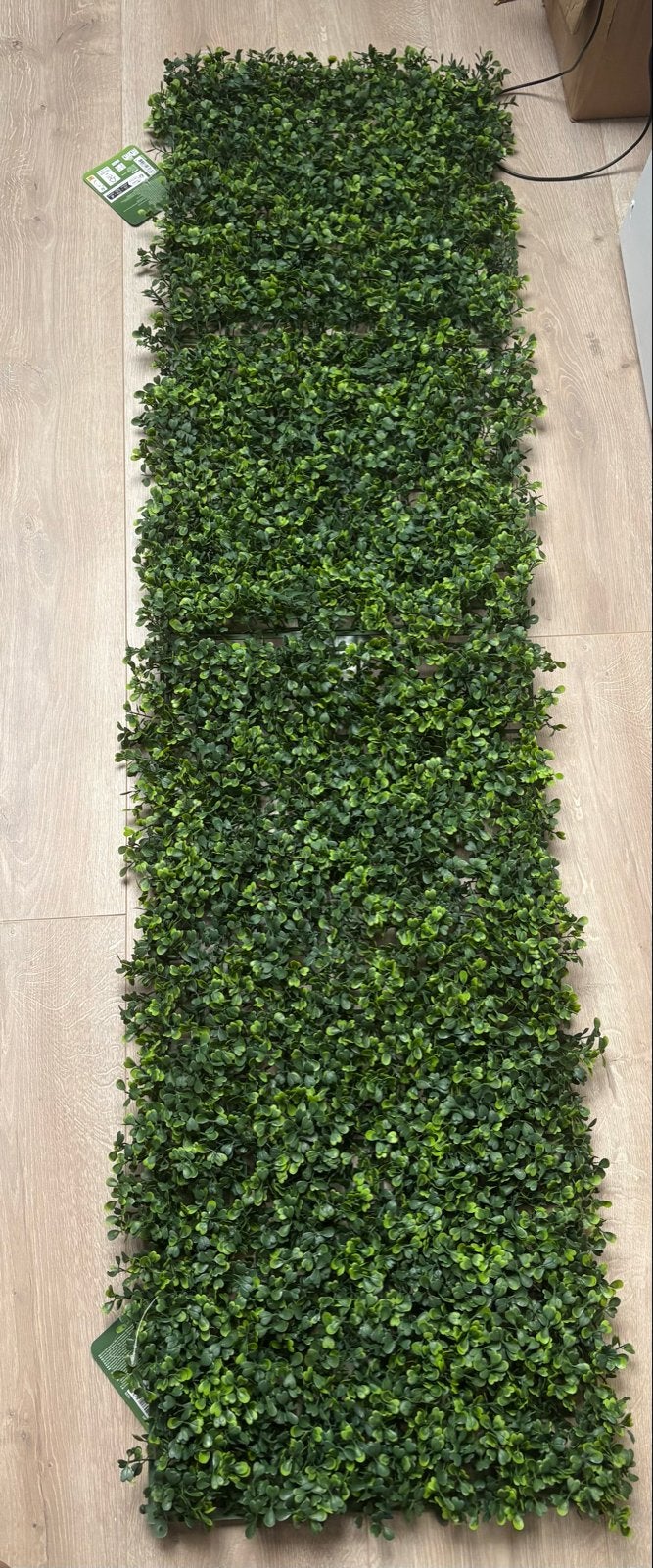 4x Groene Wanddecoratie - Kunsthaag voor Binnen/Buiten, Ophalen, Groen, 38 cm, Nieuw