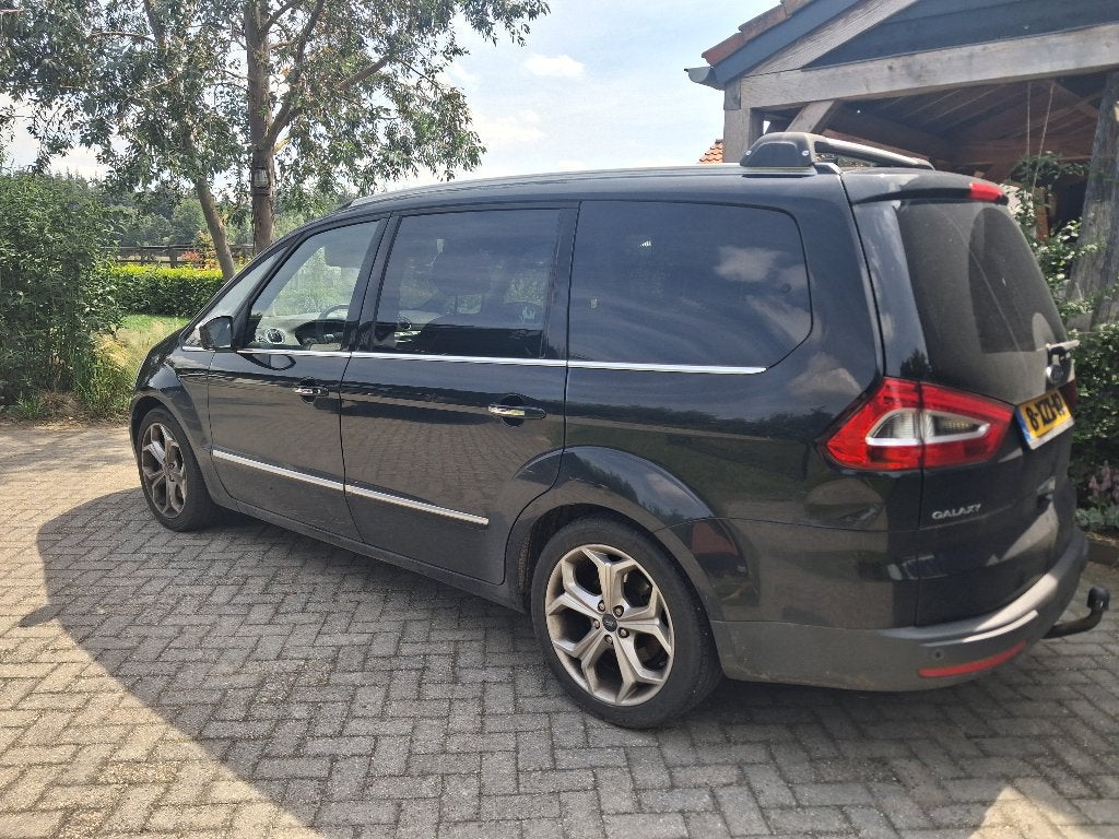 Ford Galaxy 2010 7 zitter, Auto's, Ford, Stof, Zwart, 4 cilinders, 7 stoelen