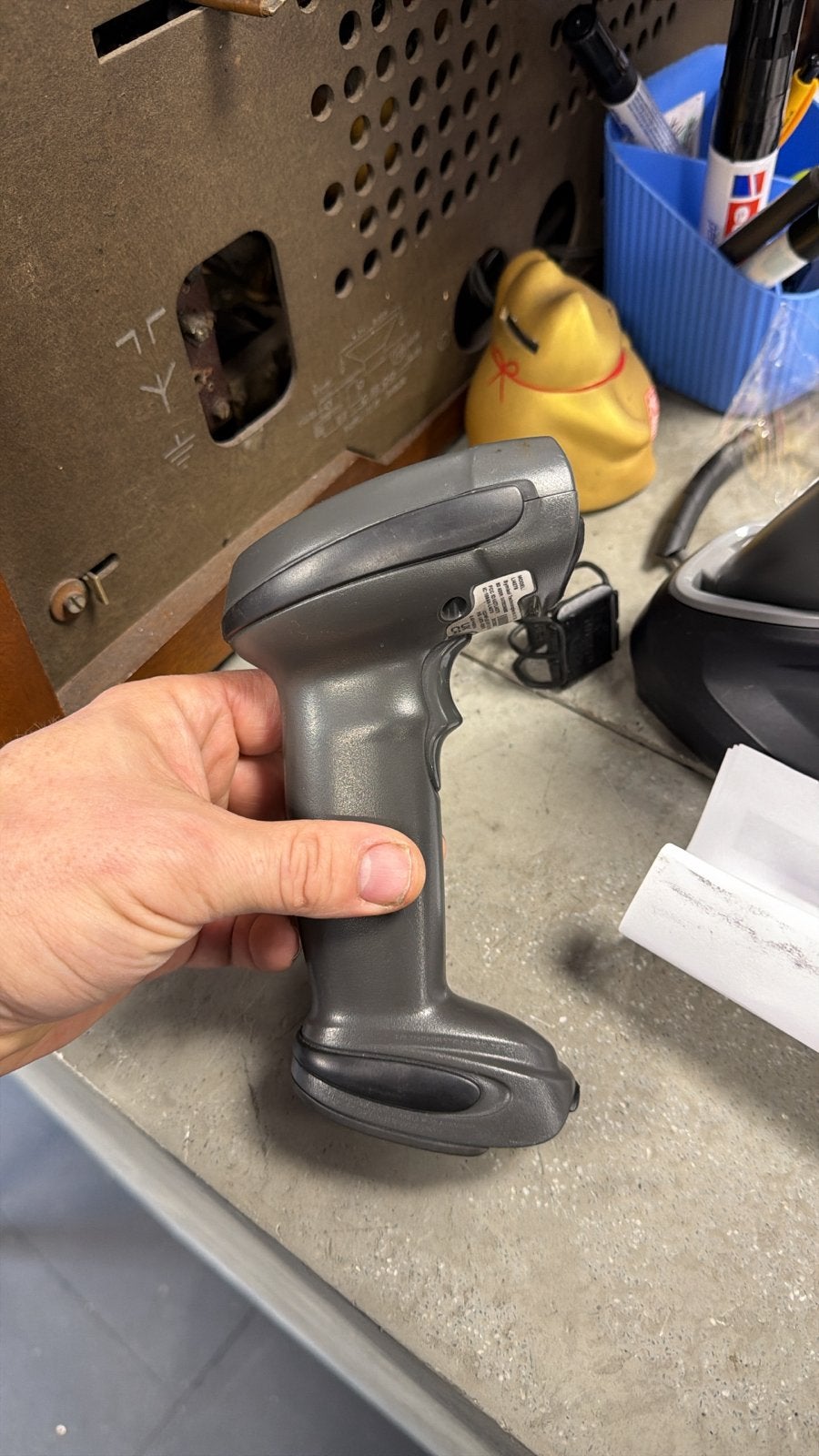 2 Zebra Barcode Scanners met Houder - Prima Staat, Ophalen of Verzenden, Gebruikt