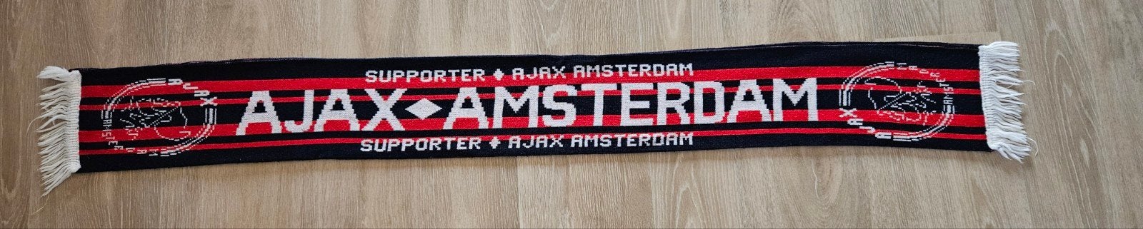 Ajax Amsterdam Supportersjaal - Zwart/Rood, Ophalen of Verzenden