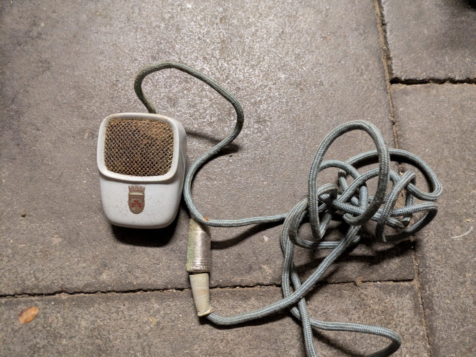 Microfoon Vintage Jaren 50 Grundig Microfoon, Muziek en Instrumenten, Ophalen of Verzenden, Gebruikt