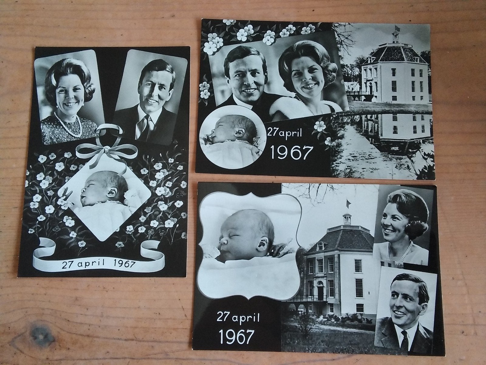 Ansichtkaarten Geboorte Prins Willem-Alexander, Verzamelen, Verzenden, Zo goed als nieuw, Kaart, Foto of Prent