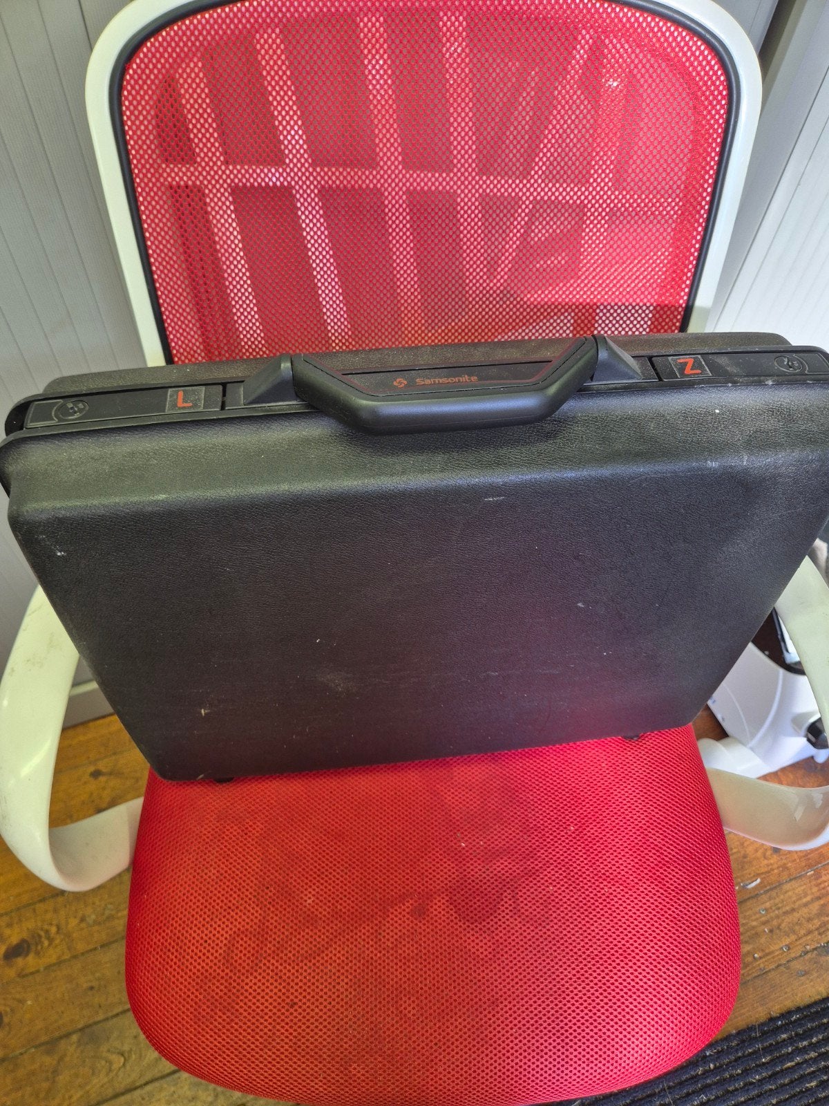 attage koffer samsonite vintage, Ophalen, Gebruikt, Hard kunststof
