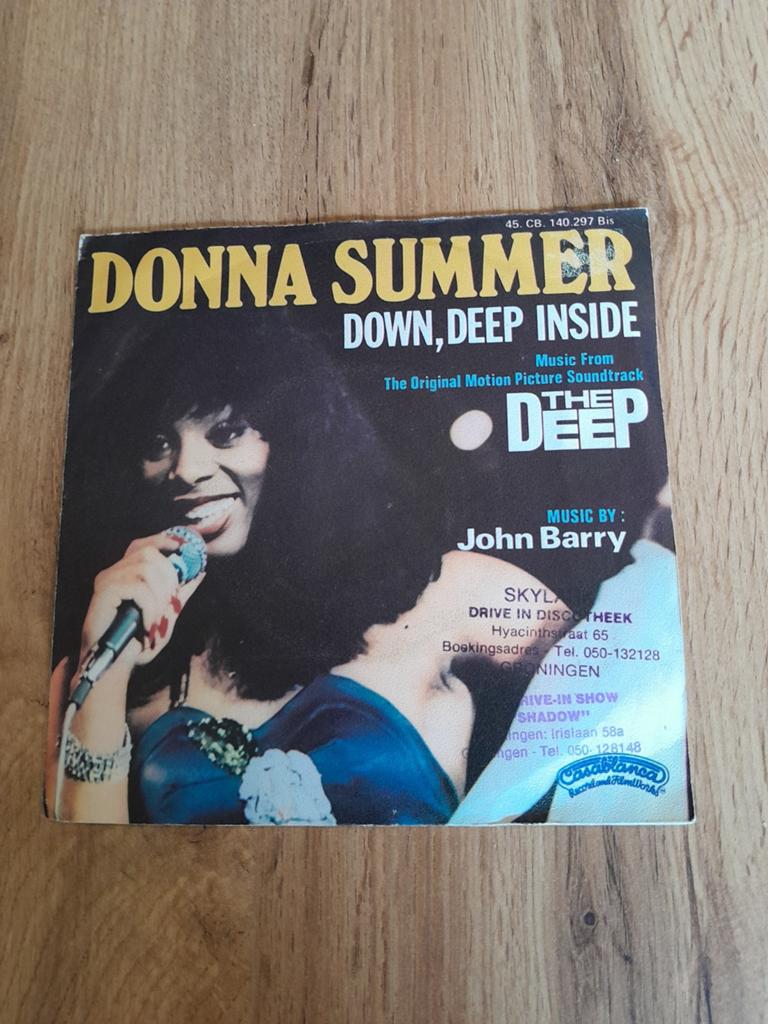 Donna summer 7 inch down deep inside, Ophalen of Verzenden, Zo goed als nieuw, Pop