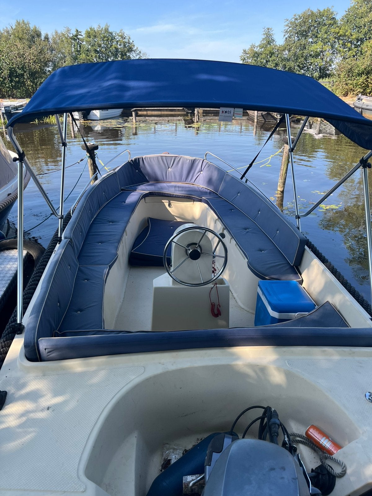 Rio mar 470 sloep, Watersport en Boten, Ophalen, Zo goed als nieuw, Afdekzeil