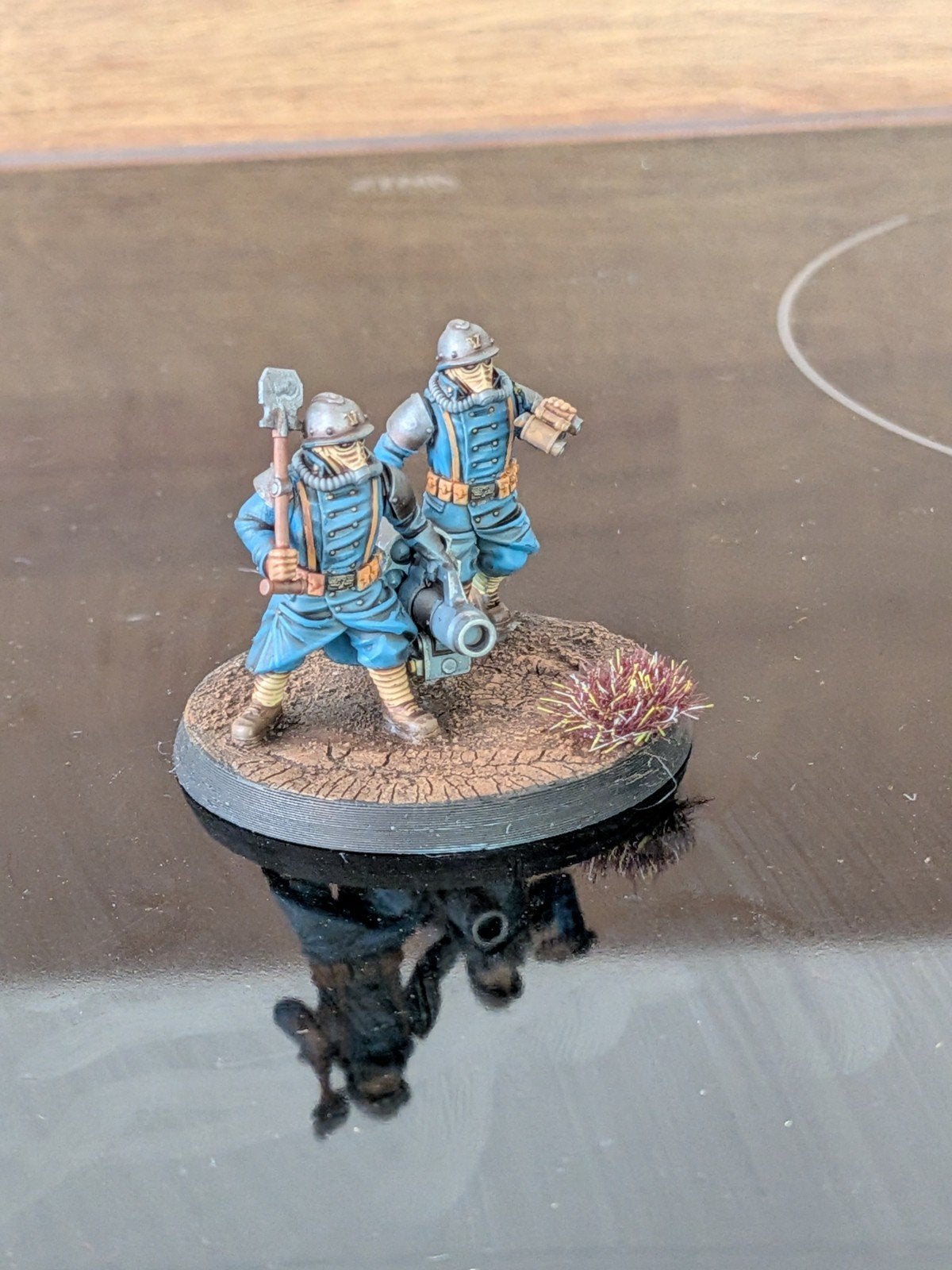 Death Korps of Krieg Heavy Grenade Launcher Team, Hobby en Vrije tijd, Wargaming, Ophalen, Figuurtje(s), Nieuw, Warhammer 40000