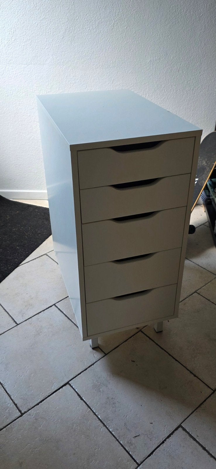 Stevig wit bureaublad (2x 0.60m) + IKEA ladeblok, Huis en Inrichting, Bureaus, Ophalen of Verzenden
